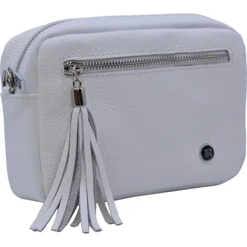 BRIGHT Dámská kožená kabelka/kapsa Bílá (BR21-ABL4074-15DOL)