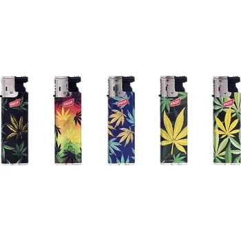 Zapalovač PROF Turboflame Golden Leaves Slidecap balení - 50 ks