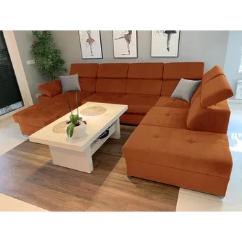 Sedací souprava Eoshop Rohová sedací souprava Modena BOT2FR1BW - do U - salvador 15 (barva potahu) - levá