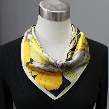 Šátek Malý šátek z hedvábí- Zlatá rybka