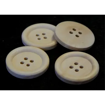 Knoflík Knoflíky, PŘÍRODNÍ, 2,5cm, 20ks/bal.