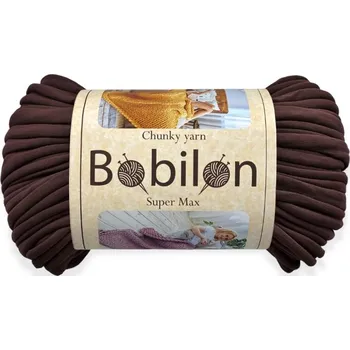Příze špagáty Bobilon Super Max 20 mm Hot Chocolate