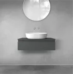 Oltens Vernal skříňka 80x45.6x23.6 cm pod umyvadlo závěsná grafitová 60010400