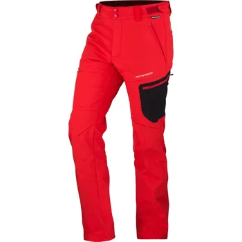 Pánské kalhoty Northfinder Pánské softshellové kalhoty zateplené GINEMON, rudá, S