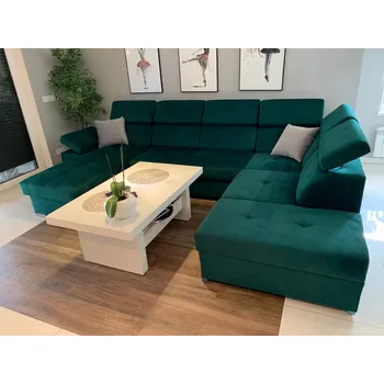 Sedací souprava Eoshop Rohová sedací souprava Modena BOT2FR1BW - do U - loca 15 (barva potahu) - levá