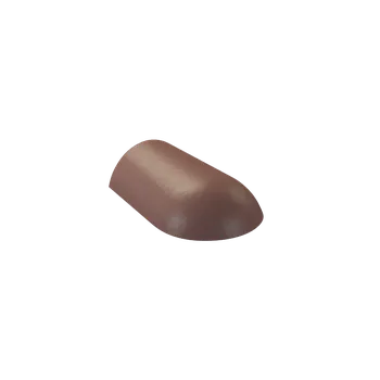 Střecha Hřebenáč koncový hladký KM BETA ELEGANT hnědý