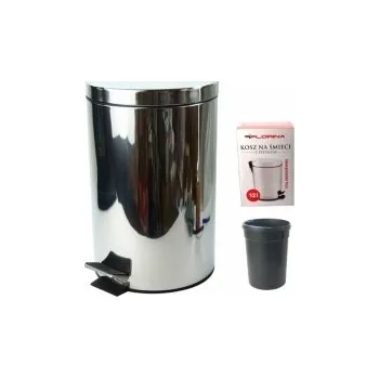 Odpadkový koš Koš odpadkový pedál nerez 5L FLORINA