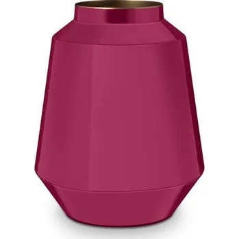 Váza Pip studio kovová váza růžová, 29 cm
