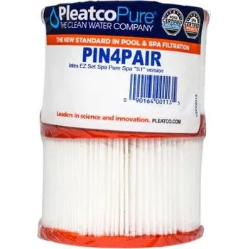 Pleatco PIN4 PAIR Intex S1 filtrační kartuše pro vířivky (Pure Spa, Intex 29001 Whirlpool)