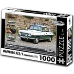 RETRO-AUTA Puzzle č. 79 Wartburg 353,1 Volkspolizei (1973) 1000 dílků