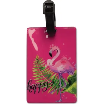 Příslušenství k zavazadlu Jmenovka WORLDPACK na zavadlo Plameňák