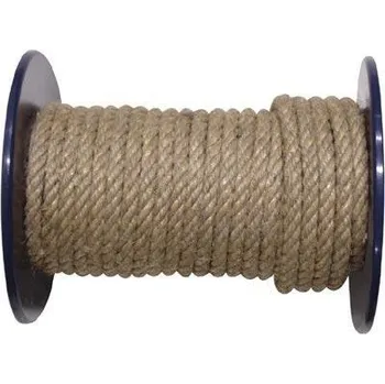 Železářství Lanex Lano přírodní 8mm stáčené s PP (100m)