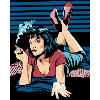 ZUTY Malování podle čísel - MIA WALLACE Rozměr: 40x50 cm, Rámování: bez rámu a bez vypnutí plátna