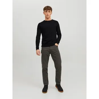Pánský svetr Jack & Jones Svetr Emil 12208364 Černá Regular Fit XXL