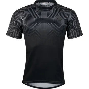 cyklistický dres Dres FORCE CITY, černo-šedý Velikost: XS