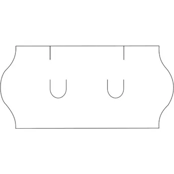 Papír Cenové etikety na kotoučku 26x12 mm UNI - bílé, 36ks