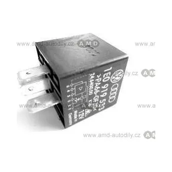 Relé Relé pro vyhřívání předního sedadla - 1E0919533, 101919533, 161919533 - Octavia spínací relé číslo 59