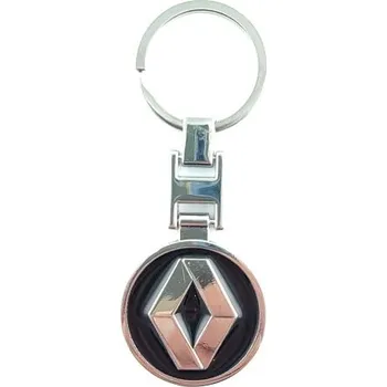 Přívěšek na klíče RENAULT kovový, včetně kroužku na klíče