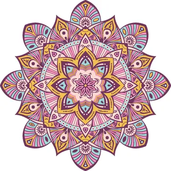 ZUTY Malování podle čísel - MANDALA VII Rozměr: 40x50 cm, Rámování: bez rámu a bez vypnutí plátna
