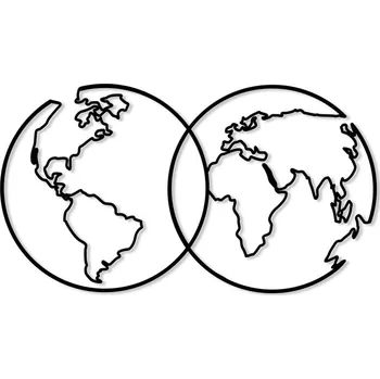 Nástěnná kovová dekorace Travel ID_1202264