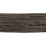 Hnědý gumový zahradní nášlap FLOMA Wood (dřevo) - délka 26 cm, šířka 61 cm, výška 1,7 cm - 80100096