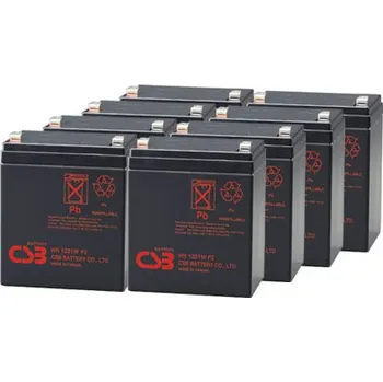 Záložní baterie APC RBC155, alternativa bez příslušenství (8ks CSB HR1221W F2)