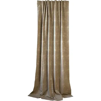 HEDVA ČESKÝ BROKÁT Závěs 230x135 Odaska PTK LILIE tmavě hnědá Koupit: s podšívkou