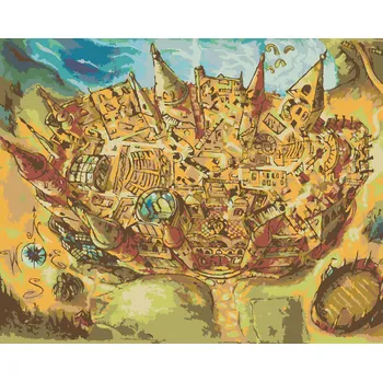 ZUTY Malování podle čísel - BRADAVICE POHLED Z KOŠTĚTE (HARRY POTTER) Rozměr: 40x50 cm, Rámování: bez rámu a bez vypnutí plátna