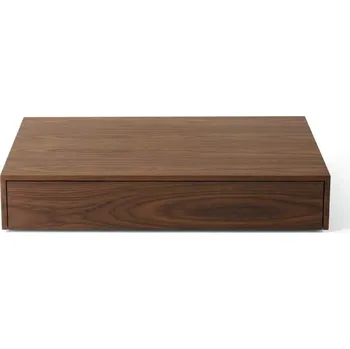 Konferenční stolek New Works Konferenční stolek Mass Coffee Table Wide w. Drawer, natural walnut