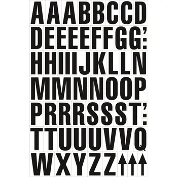 Magnetická kreslící tabulka Magnetická písmena – Mix, znak A-Z, výška znaku 43 mm, bílý podklad