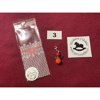 HandMade by VeJa Dárkově baleno - Neonový andílek pro štěstí/radost č.3