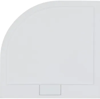 Sprchová vanička Hopa Axim Čtvrtkruhová sprchová vanička 90x90x4,5 cm, R550, včetně sifonu, bílá, VANKAXIM90BBR55