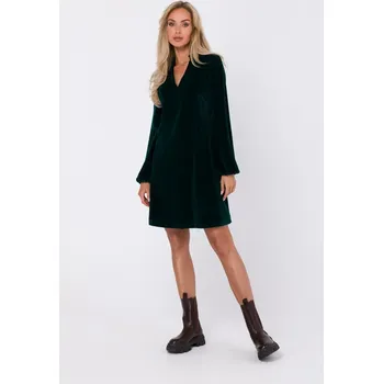 Dámské šaty Made of Emotion Dámské mini šaty Wonja M767 zelená XL