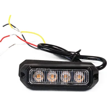 Maják Elta strobo maják - predátor 12/24V Elta, 4x LED, oranžový
