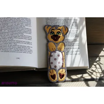 Doplněk ke knize Záložka dětská - pejsek s puntíkatým bříškem