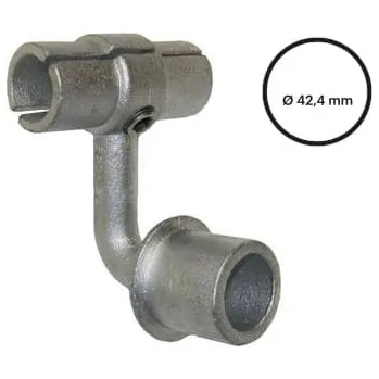 Fitinka Konstrukční fitinka, spojka ocelových trubek Assist pr. 42,4 mm – vnitřní kloubová konzole, 747-C42