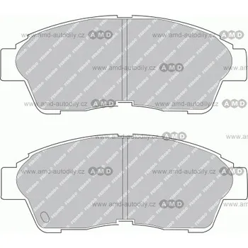 Brzda na kolo Brzd.destičky FDB 867 - FDB867 - Toyota