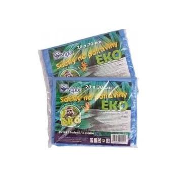 Sáček na potraviny Sáčky mikrotenové 25x35cm 40ks EKOLOGIK barevné