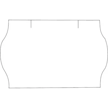Speciální papír Cenové etikety na kotoučku 25x16 mm CONTACT zaoblené - bílé, 36ks