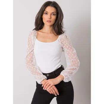 Dámská halenka Rue Paris Dámská halenka Sadi bílá L/XL