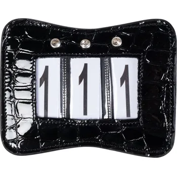 Koňské kamaše HKM Číslo startovní Viola HKM, 2 ks, třímístné, černé