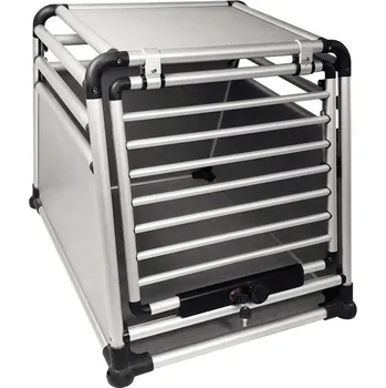 přepravka pro zvíře Nobby Round hliníkový autobox L 80 x 65 x 90 cm