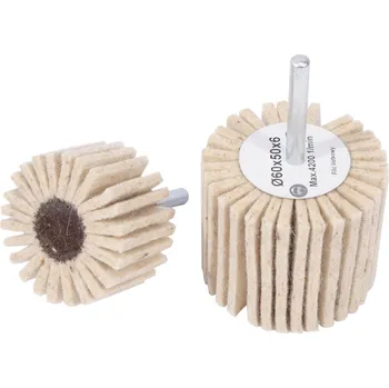 Brusný kotouč ABRASIVES Kotouč lamelový filcový na stopce | 50x30x6 mm