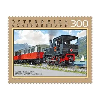 Poštovní známka Österreich post (2023) MiNr. 3734 ** - Rakousko - Železnice (XXIX.): Dampfzahnradbahn (1889)