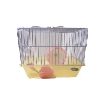 Tatrapet klec pro křečky 30 x 23 x 31 cm s výbavou žlutá