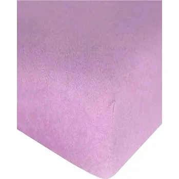 Prostěradlo 4sleep froté s gumičkou 90/200 šeříková