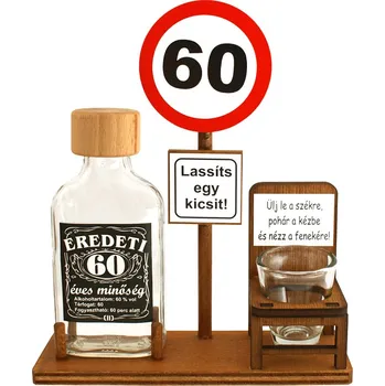 Žertovný předmět Dopravní značka 60 let HU