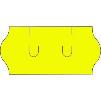 Papír Cenové etikety na kotoučku 26x12 mm UNI - signální žluté, 36ks