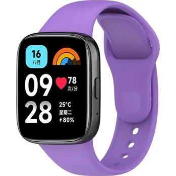 Příslušenství k chytrým hodinkám eses Silikonový řemínek pro Xiaomi Redmi Watch 3 Active - Fialový