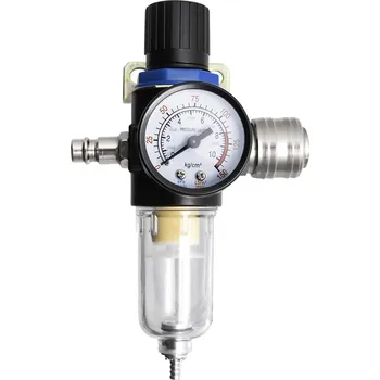 Kompresor RICHMANN Regulátor tlaku s manometrem + odlučovač | 1/4", 0-8 bar